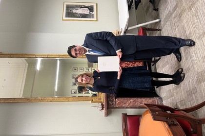 The newly appointed Ambassador of Bulgaria in Great Britain Tihomir Stoychev handed over copies of his credentials